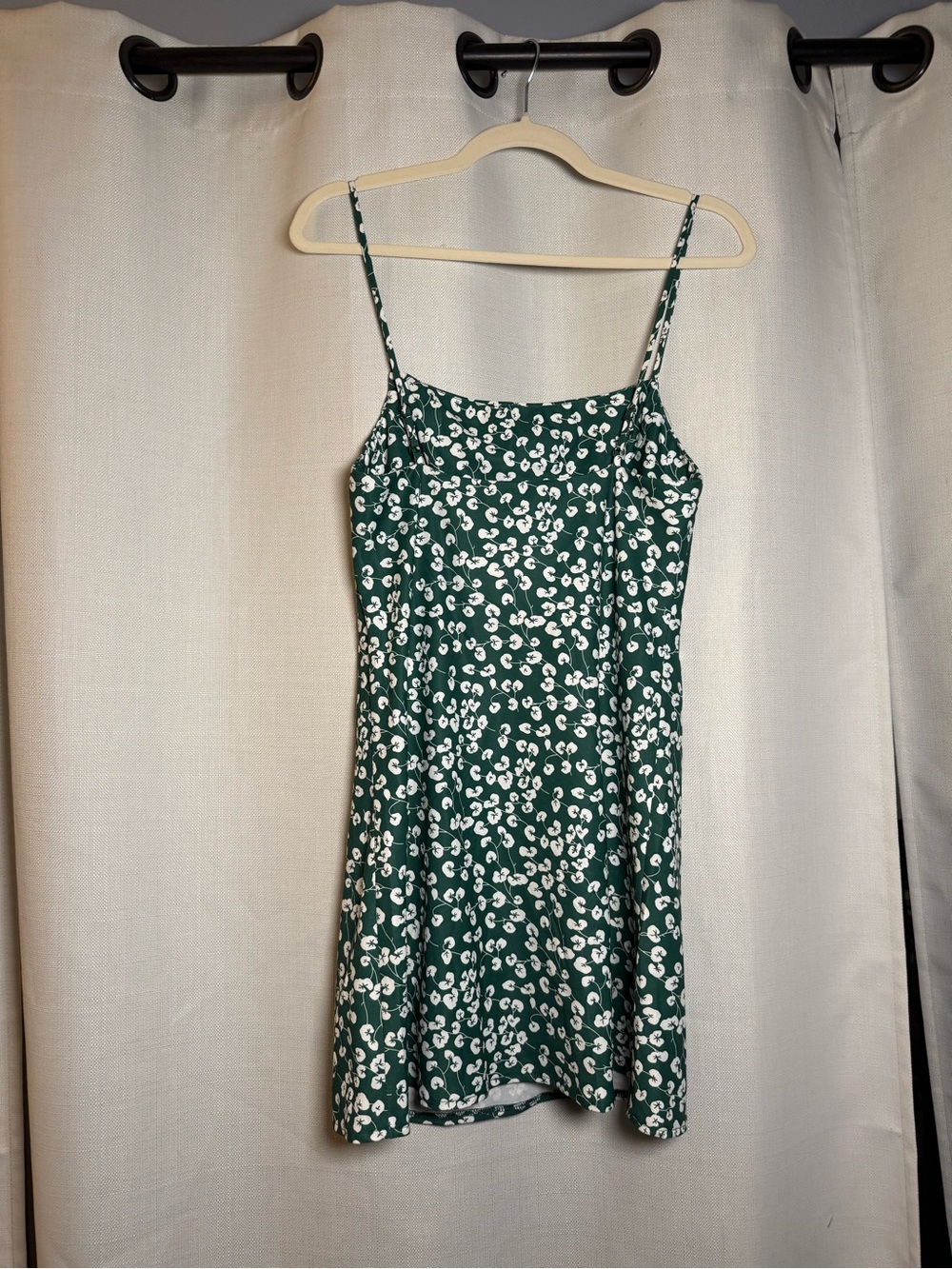Princess Polly Jade Basin Green and White Floral Mini Dress Size 6 - Picture 3 of 11